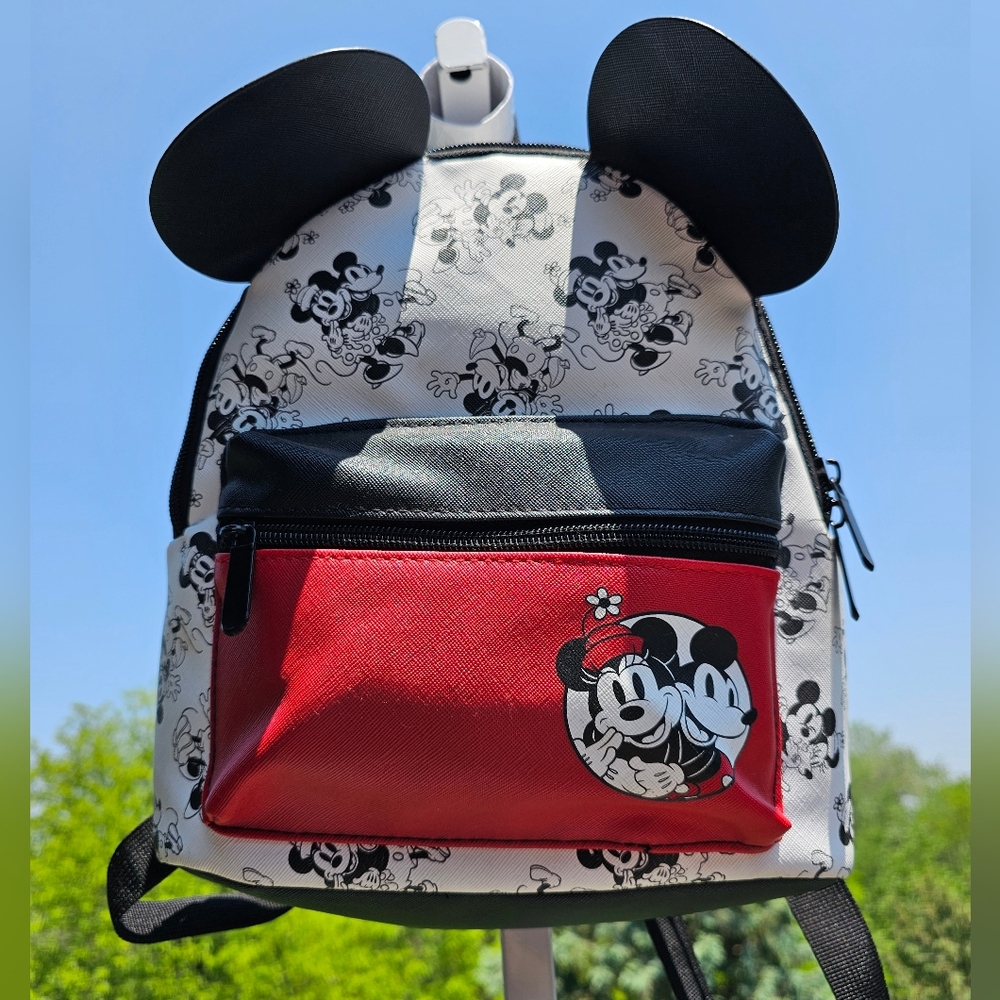 DISNEY Mickey Mouse & Minnie Mouse Mini Backpack